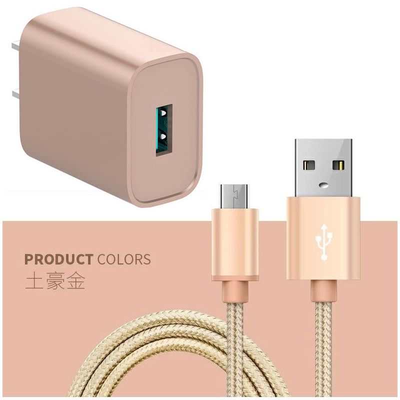 3c认证华为充电器mate109p20pro快充插头手机荣耀安卓平板通用|银灰色 苹果版[1米数据线+充电头]双USB