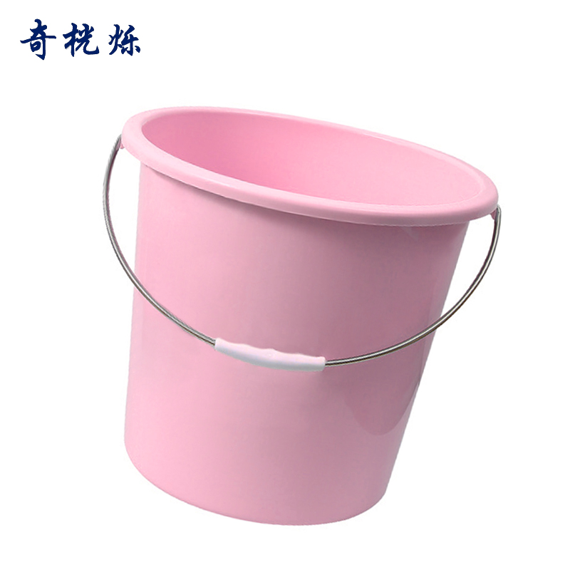 奇桄烁水桶塑料桶手提桶中号粉色个高清大图