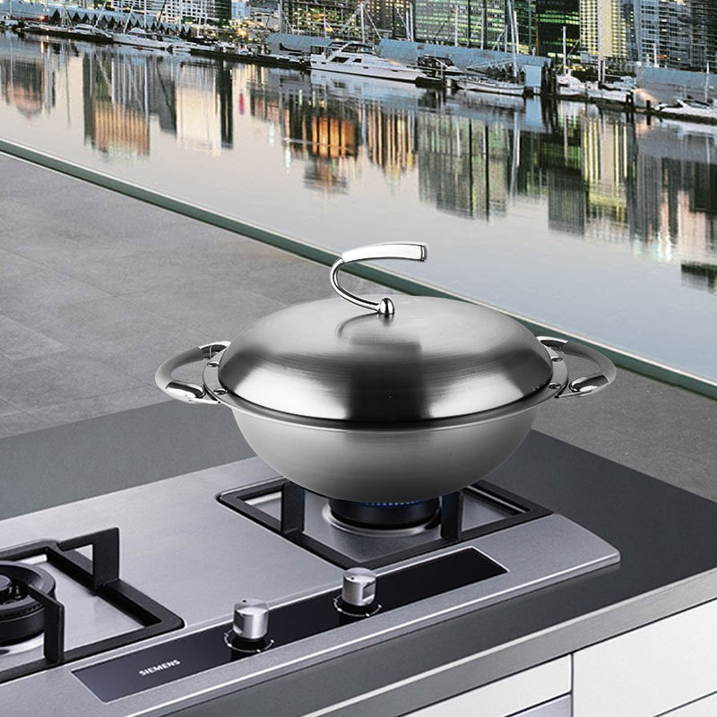 KMW绿鼎汤锅(本色/砂光)Gpot I21-00 德锅具品质304不锈钢 绒光工艺 时尚易清洁 26cm汤锅 炉灶通用高清大图