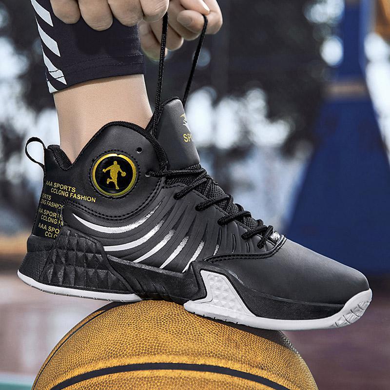 尘贺高帮男鞋夏季防滑耐磨实战训练球鞋科比篮球运动鞋男