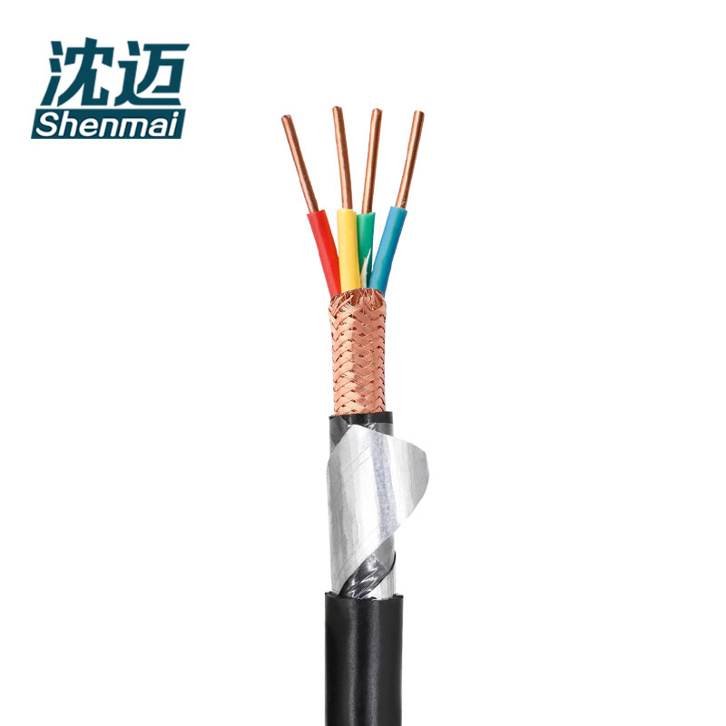 沈迈 铜芯铠装电线 ZR-KVVP22-450/750V-4*1.5平方 1米高清大图