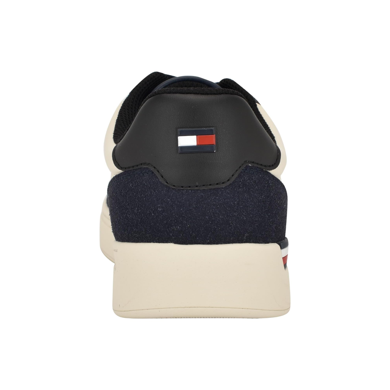 TOMMY HILFIGER环保材质休闲板鞋男鞋舒适透气圆头系带运动鞋户外高清大图