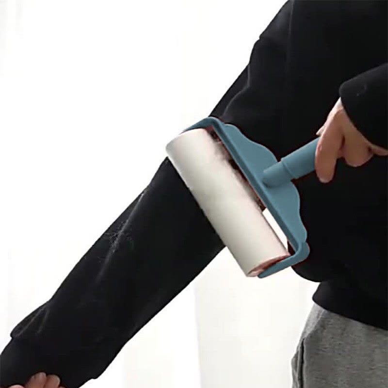 滚筒粘毛器可撕式粘毛器衣物粘尘黏灰除毛毡滚刷衣服吸毛替换纸图片