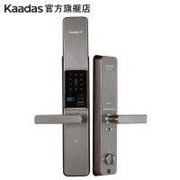 Kaadas凯迪仕智能锁V5 指纹密码锁 家用防盗门锁 电子锁 全新升级 蓝牙解锁 钛黑