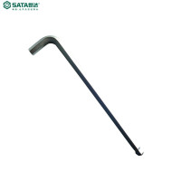 世达（SATA） 铬钒钢特长球头内六角扳手雾面镀铬板子80108A（4mm）