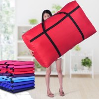 趣涉家居手提搬家行李蛇皮编织帆布大容量袋子大号装被子打包袋简约现代家用 日用收纳用品 收纳包