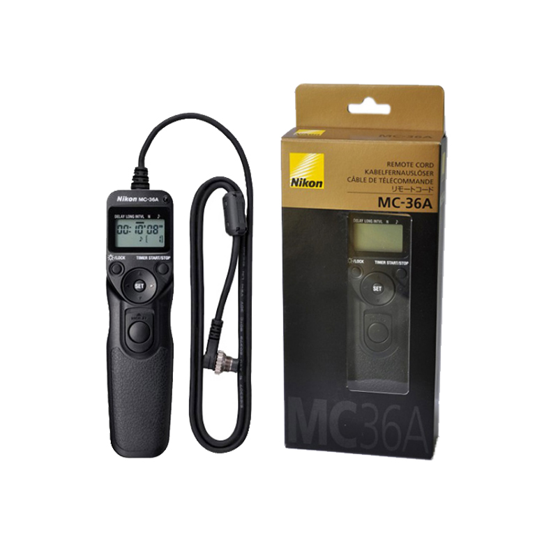 尼康定时遥控快门线MC-36A 正品行货 适用于尼康D5 Z7 Z6 D850 D3X D810 P1000单反相机