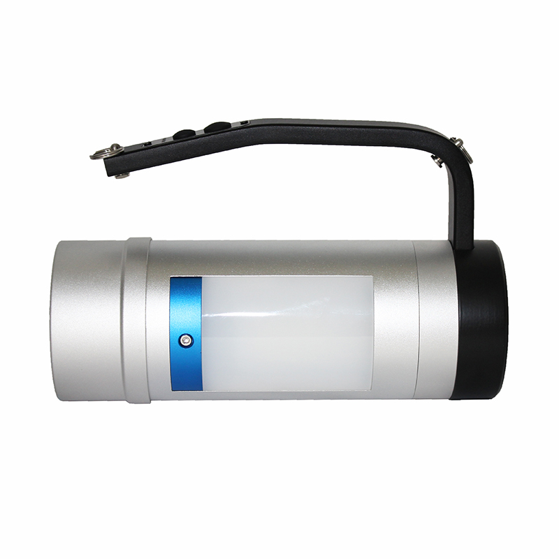 简鼎 JD6311C主灯:1x12W侧灯:2x6W DC22.2V LED IP68手提式探照灯(计价单位:个) 银色高清大图