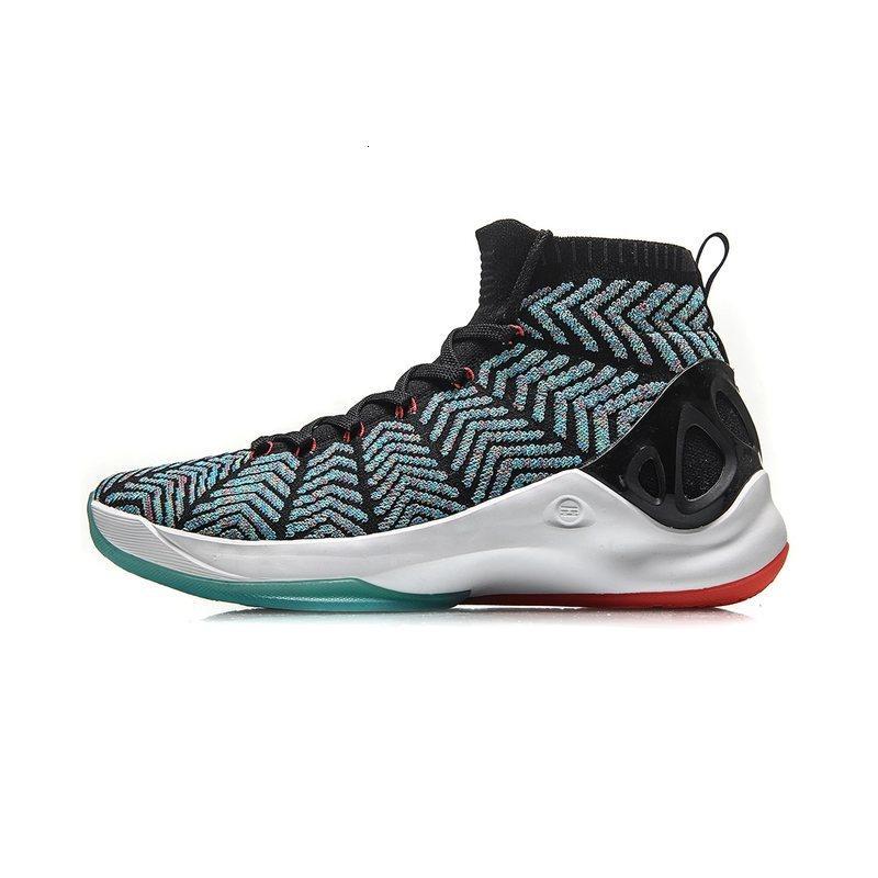 李宁篮球鞋轩辕珀之心纽约时装周韦德音速6男运动鞋aban035