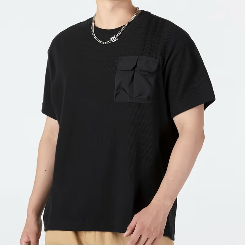 阿迪达斯 (adidas) neo男装夏季新款运动服透气舒适休闲时尚圆领短袖T恤 HN4705
