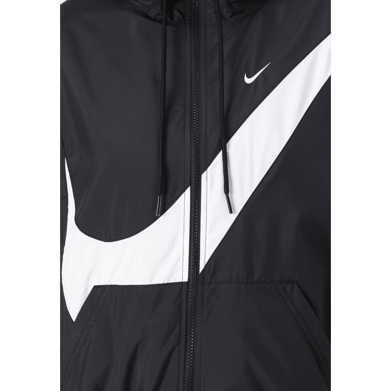 Nike女士运动风印花防风夹克宽松直筒款抽绳连帽弹性下摆