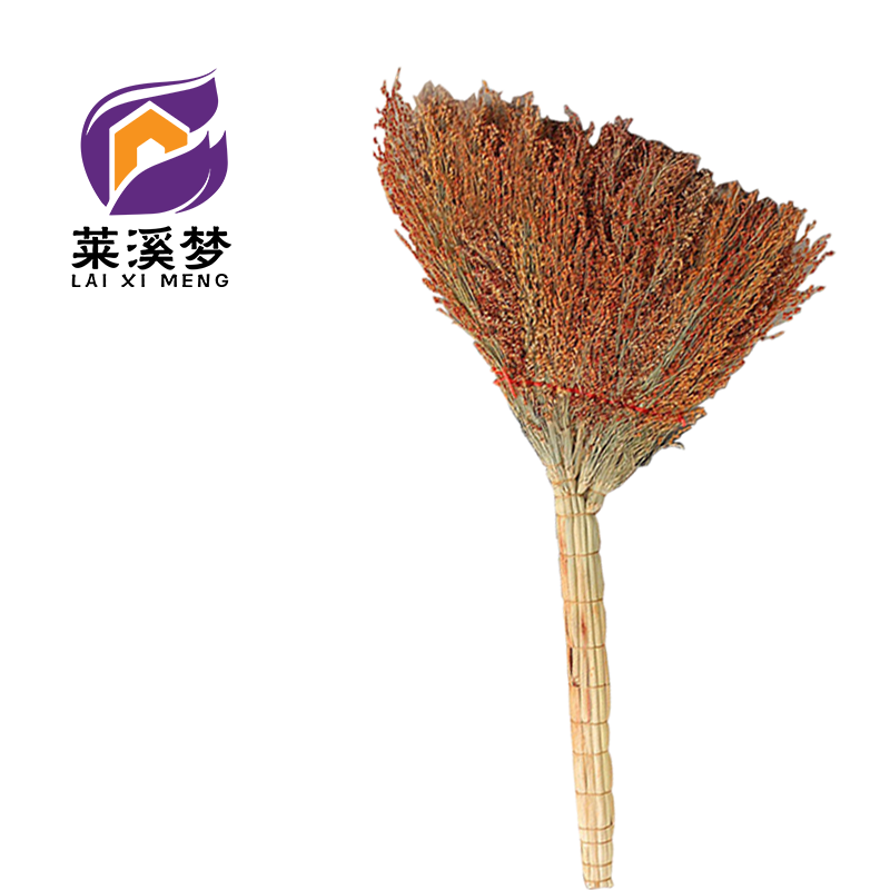 高粱笤帚(扫把)带壳 大号 把高清大图