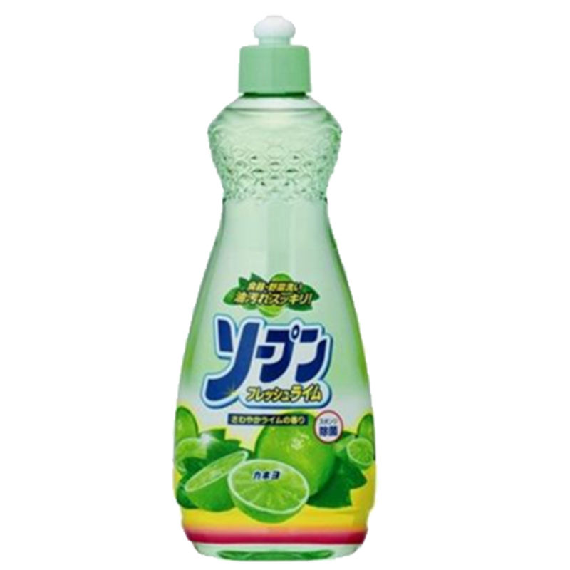 蔬菜清洗剂 厨房洗洁剂香橙精油配方600ml*5瓶 绿