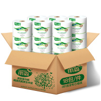 雨森 绵柔布韧空心卷18卷*150g/箱