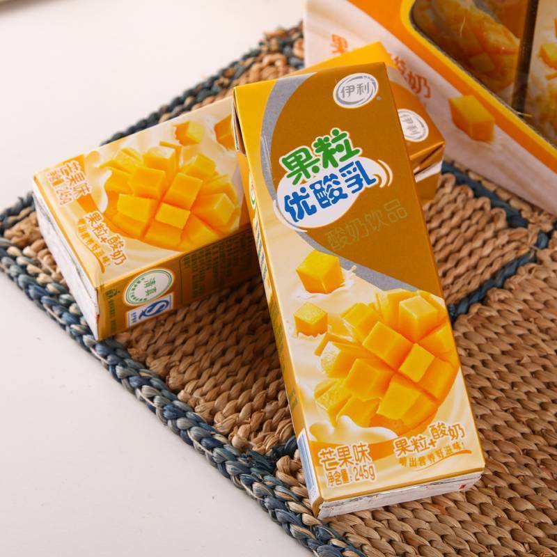 伊利果粒酸奶饮品芒果味245g