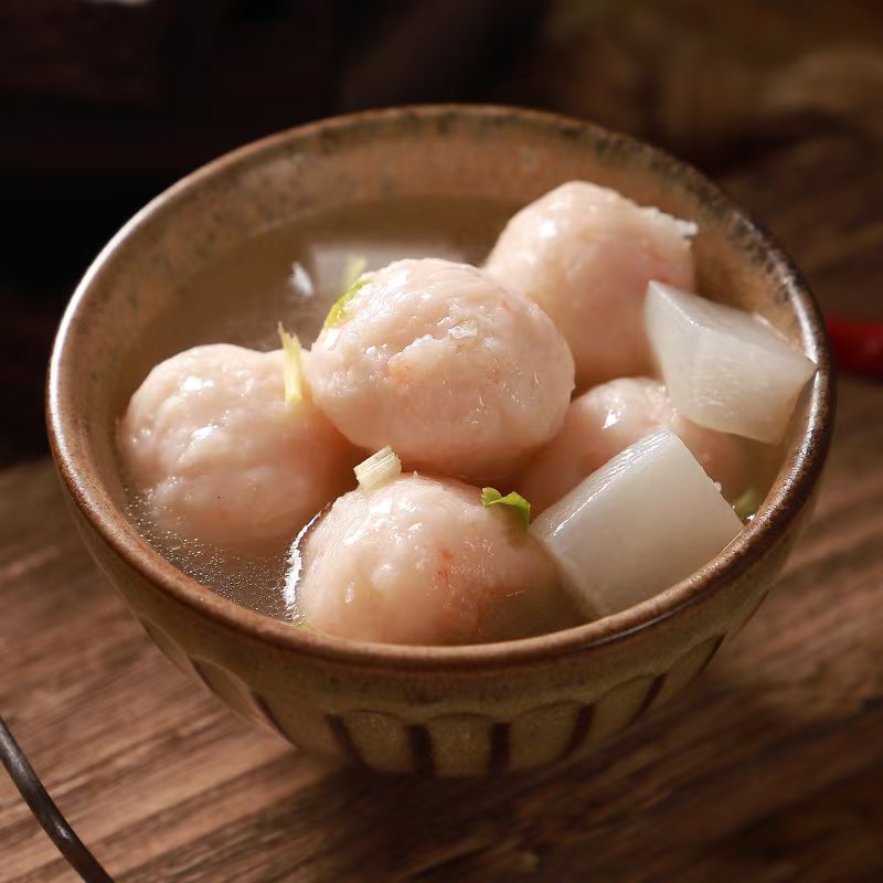 六記雄(LUK KEE HUNG) 潮汕手打虾丸4*180g高清大图