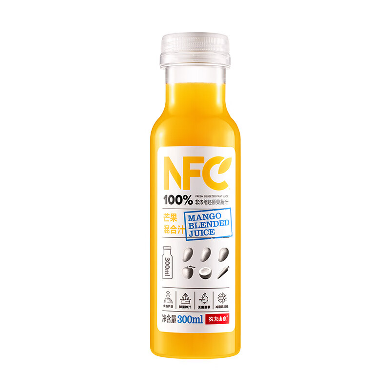 农夫山泉NFC橙汁300ml*10瓶