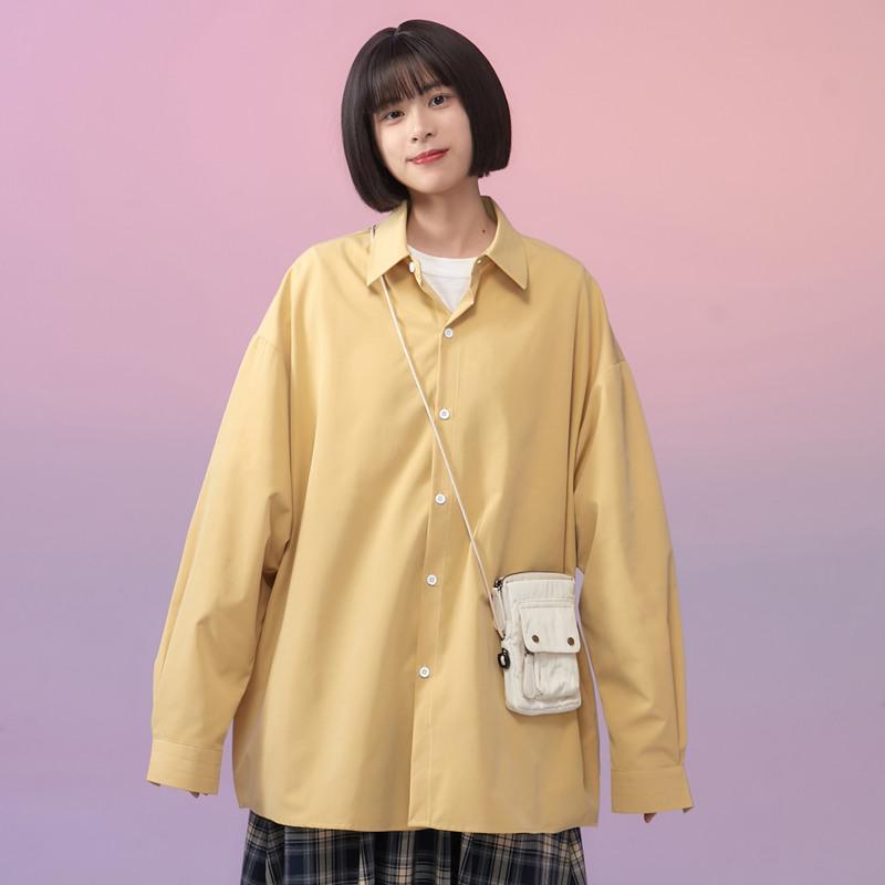 衬衫女夏设计感小众短袖薄款防晒日系盐系女士白衬衣女闺蜜装夏季 黑色 M