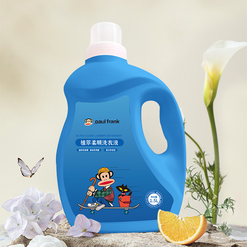 大嘴猴(Paul Frank) 植萃柔顺 1.5kg 洗衣液 (计价单位:瓶)高清大图
