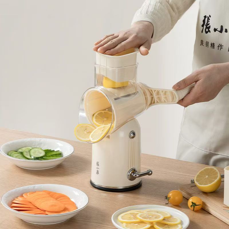 张小泉 多功能切菜器 家用切丝神器 不锈钢切片手动刨丝套装高清大图