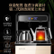 AUX/奥克斯茶吧机家用全自动上水下置水桶立式冷热温多功能饮水机 黑色花架款-双出水 冰温热
