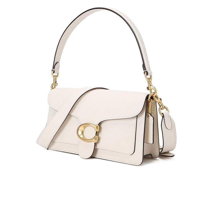 COACH 蔻驰 女包 TABBY通勤肩背 单肩包 手提包 粒面皮金扣73995