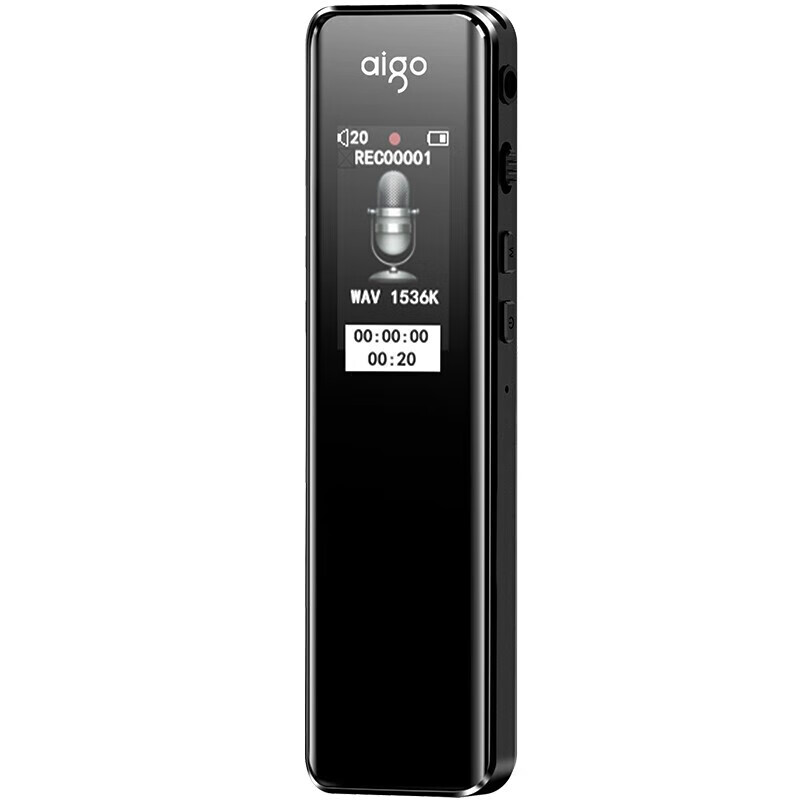 爱国者(aigo) R6911 32G 录音笔 (计价单位:个) 黑色高清大图