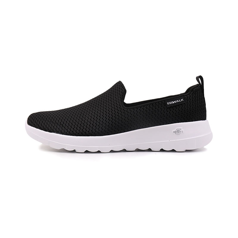 Skechers/斯凯奇女鞋新款一脚穿健步鞋透气轻便运动休闲鞋15600-BKW ZP高清大图