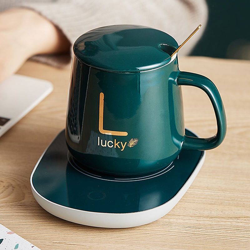 暖暖杯55度恒温杯子热牛奶智能保温碟水杯保温杯子生日礼品