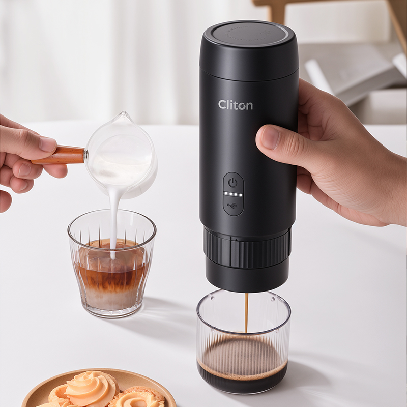 Cliton TM苏宁 便携式咖啡机 KFJ-2S-S1201C1高清大图