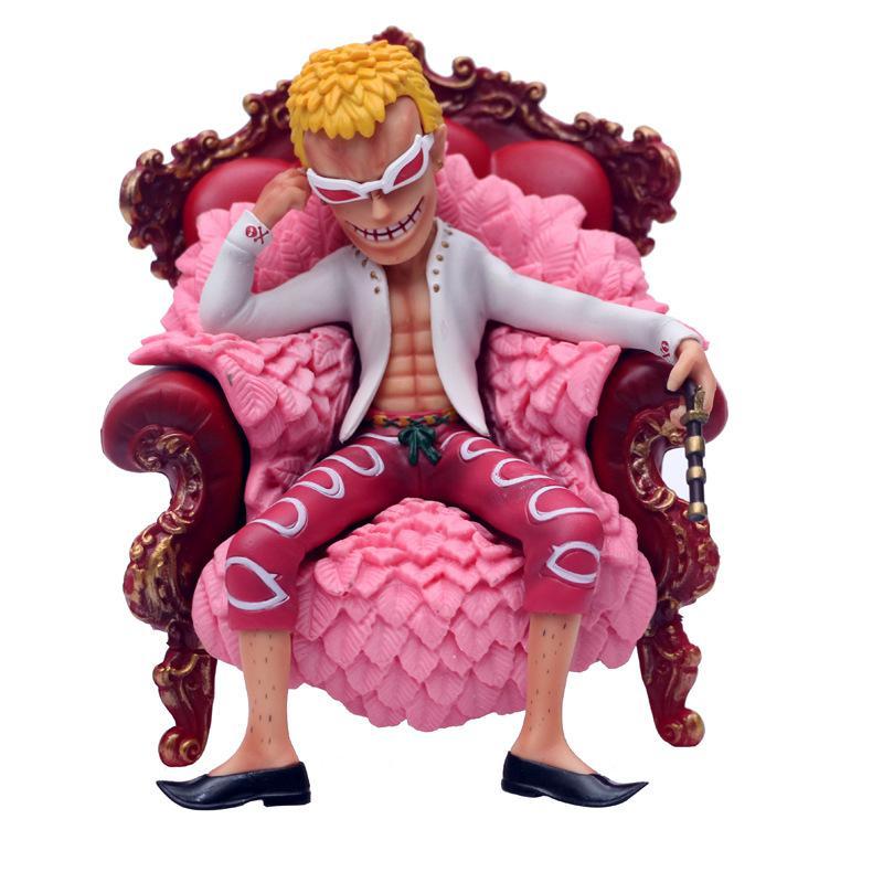 动漫周边海贼王七武海gk坐姿小唐唐吉诃德多弗朗明哥盒装手办