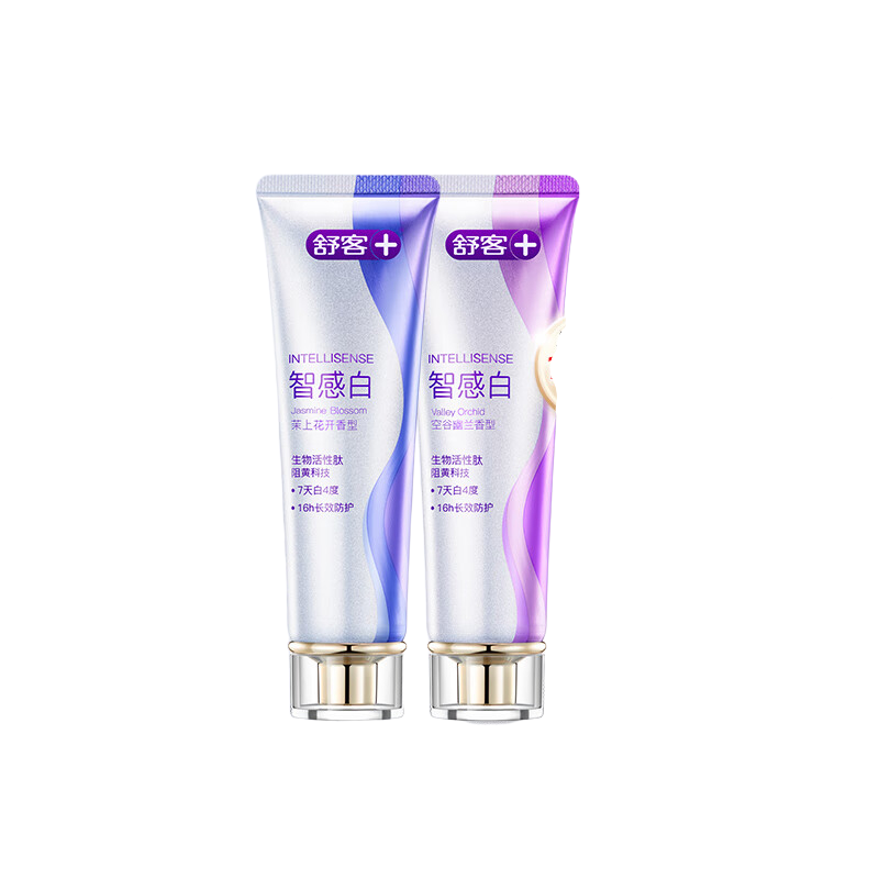 舒客 智感焕白牙膏茉莉花香型 120g(单位:支)