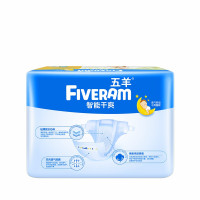 五羊（FIVERAM）智能干爽婴儿纸尿裤/尿不湿 M码26片 (6-11kg)