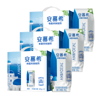伊利 安慕希希腊风味酸奶 原味205g*12盒*3箱 多35%蛋白质