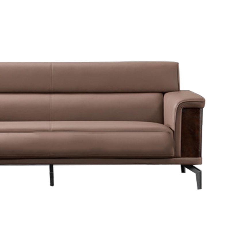 匡大 办公沙发 皮艺沙发 办公室接待沙发 牛皮 三人位 KDT677高清大图