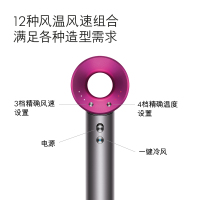 戴森 (Dyson)HD03 吹风机 酷黑色 三档风力1600W功率手持平衡设计 恒温护发 过热保护智能温控负离子电吹风