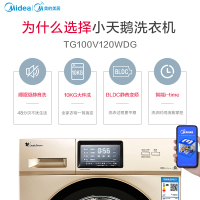 小天鹅(Little Swan)TG100V120WDG 10公斤大容量全自动滚筒洗脱一体洗衣机 变频节能上排水金色