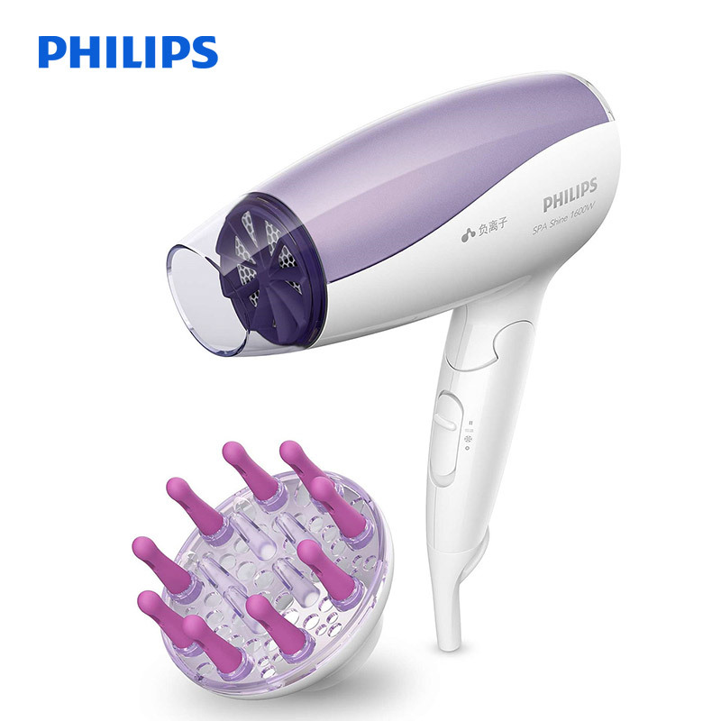 飞利浦(Philips) 电吹风机BHC113 SPA技术大功率恒温负离子家用吹风机