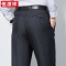 恒源祥秋冬厚款西裤男宽松休闲裤子中老年大码男裤高腰爸爸装长裤