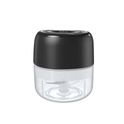 100ML#唐图小哈黑 家用电动蒜泥神器剥拉搅蒜捣蒜器绞肉机厨房无线压蒜泥自动打蒜机