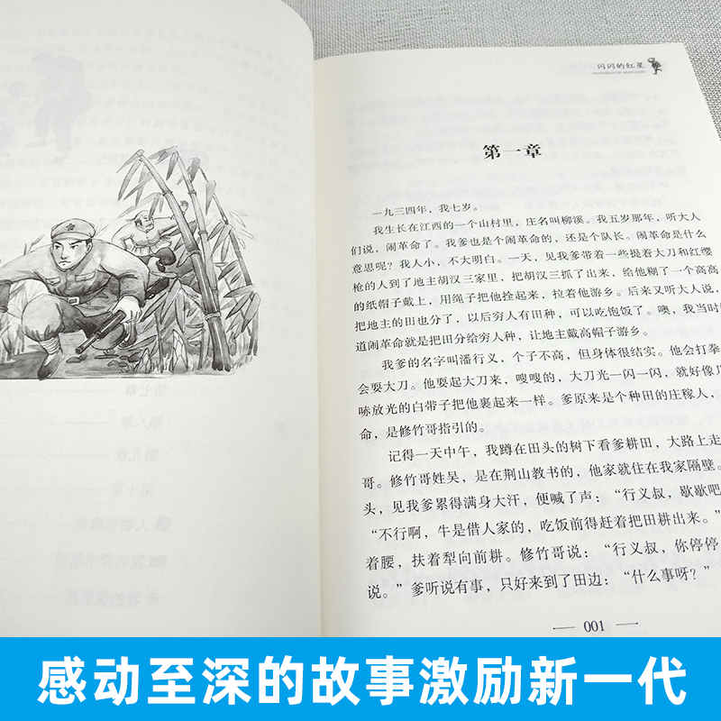 [正版]李心田闪闪的红星书小学生三四五六年级课外书少年励志红色经典书籍故事书革命传统教育读本爱国主义新书阅读9-12岁高清大图
