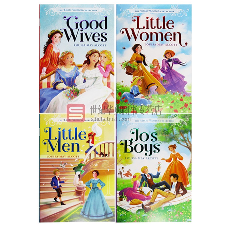 [醉染正版]小妇人4册盒装 The Little Women Collection 英文原版儿童文学小说 英文版经典文学高清大图