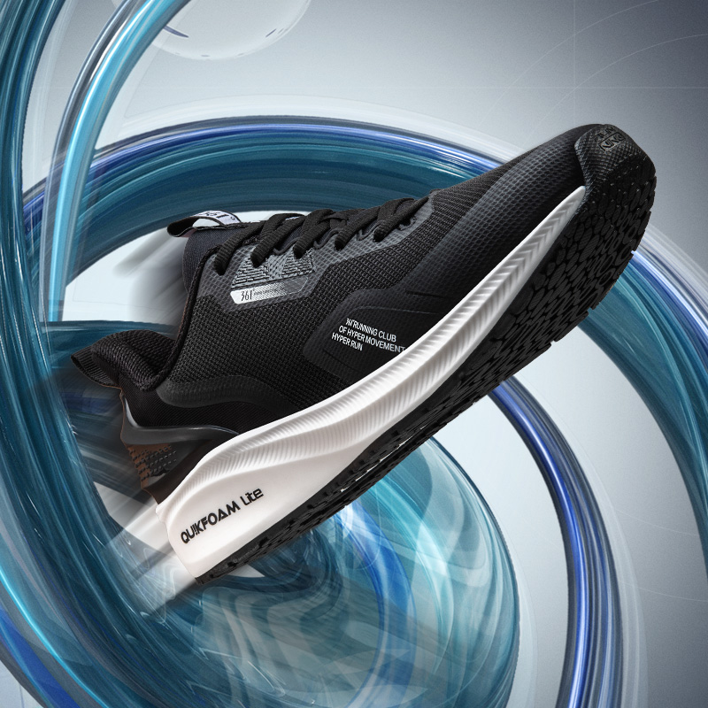 [风屏]361°男鞋运动鞋2022新款休闲鞋子轻便跑鞋Q弹减震跑步鞋男高清大图