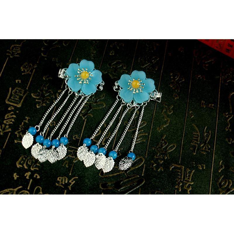 簪步摇长流苏古代古典宫廷簪子公主小清新饰汉服头饰淑女夹送女朋友老婆生日礼物