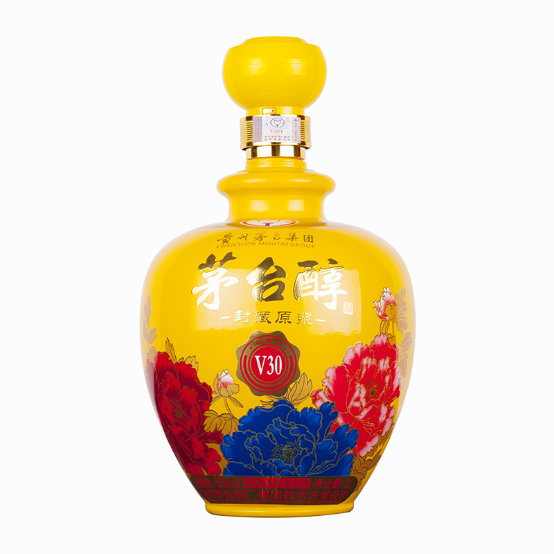 贵州茅台酒厂集团技术开发公司 茅台醇封藏原浆52度白酒V30 1L2瓶装