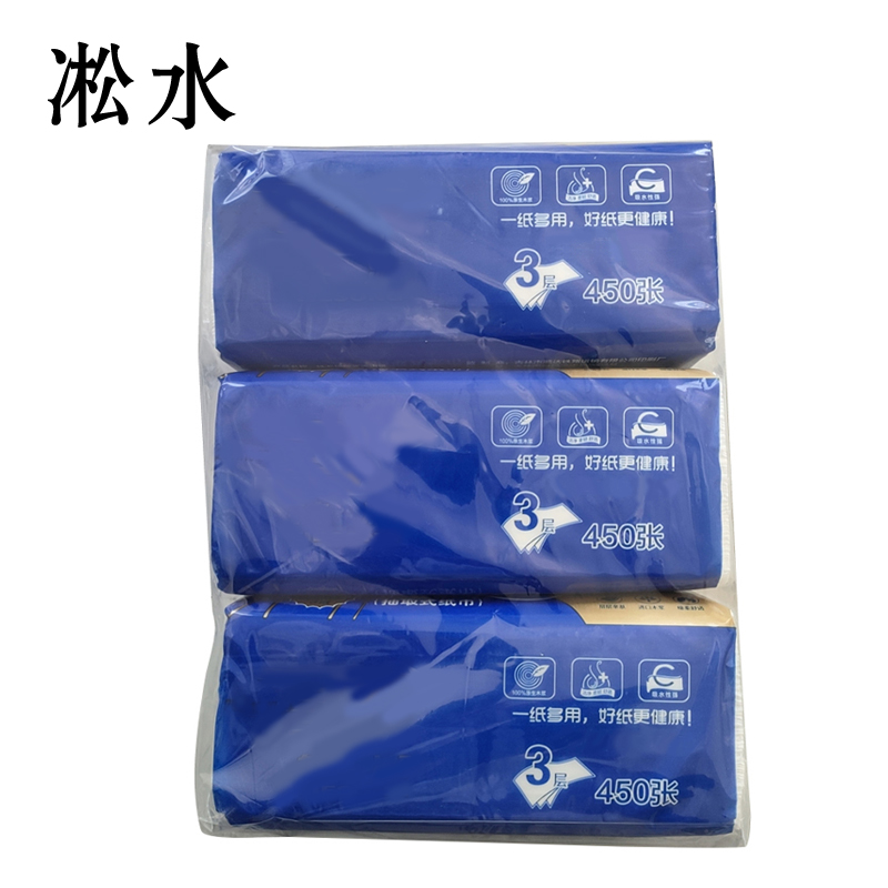 凇水 软抽纸 175mm*180mm*450张 箱高清大图