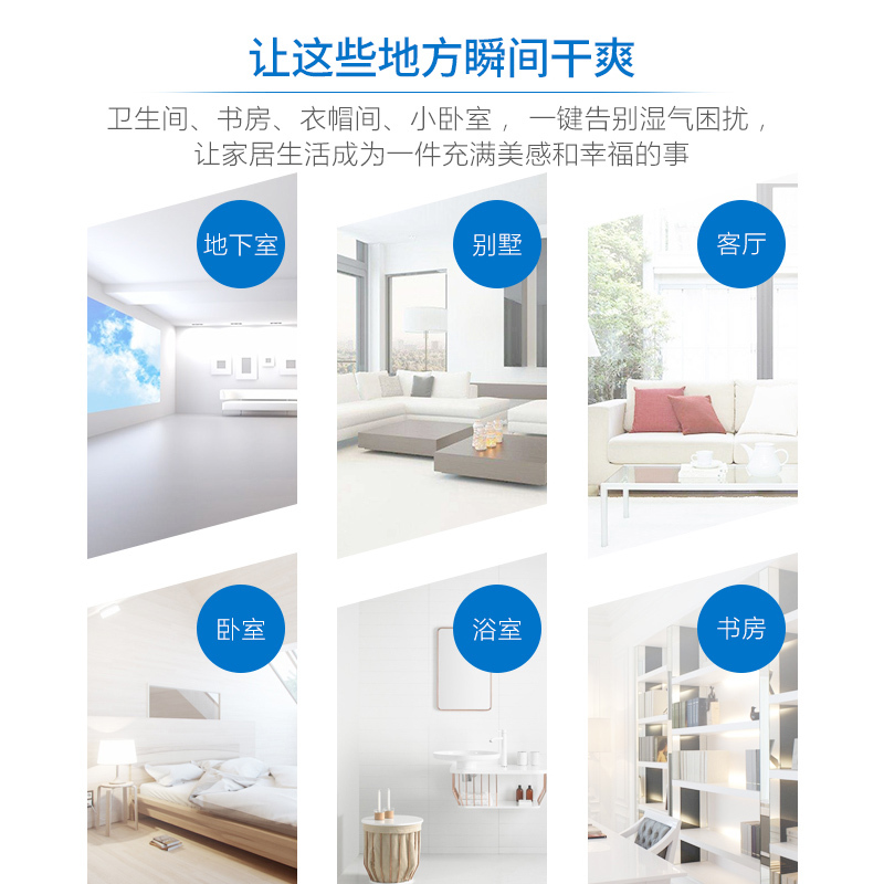 意大利德龙(DeLonghi)除湿机DD40P三重排水 独特泵压排水 40L大抽湿量 家用办公室空气净化抽湿吸湿机器