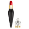 Christian Louboutin CL小萝卜丁女王权杖黑管口红唇膏 001m#丝绒女王红 3.8g