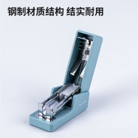 纽赛(NUSIGN)迷你订书机 小号省力订书器 学生办公轻巧便携订书机 NS083 颜色随机