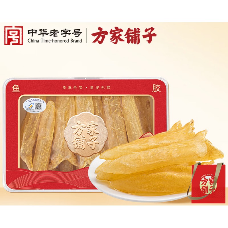方家铺子 黄花筒鱼胶100克/盒